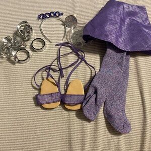 American Girl Pleasant Company New Years Partial Outfit/Accessories